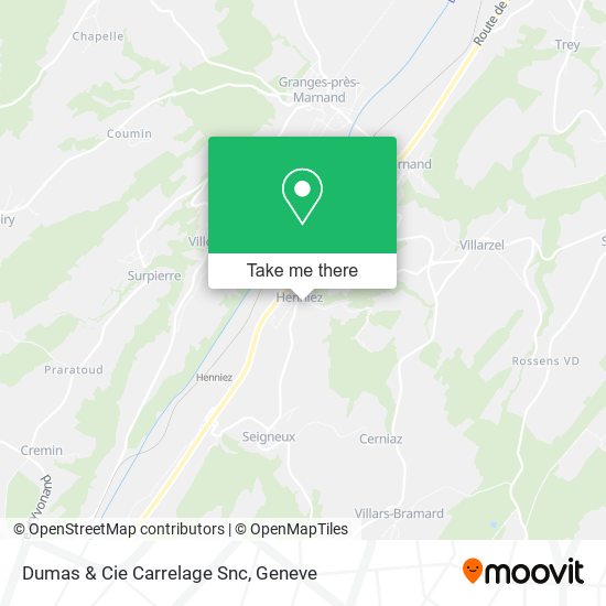Dumas & Cie Carrelage Snc map