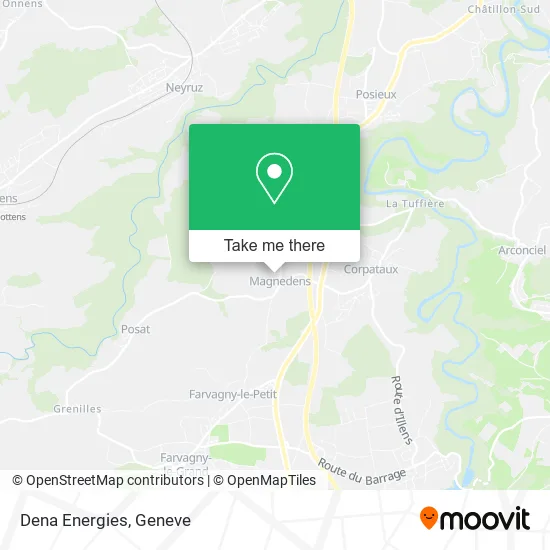 Dena Energies map