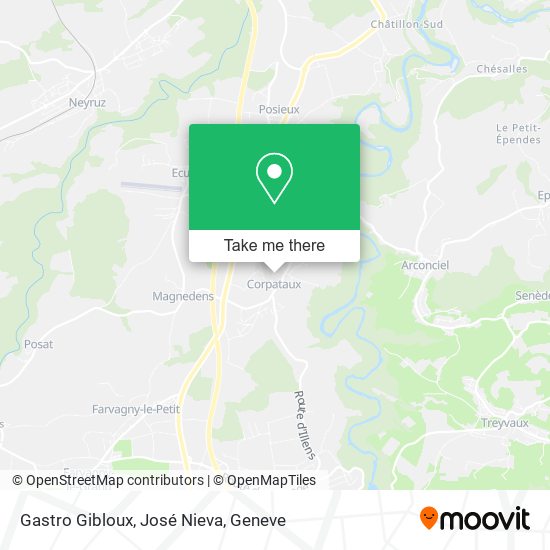 Gastro Gibloux, José Nieva map