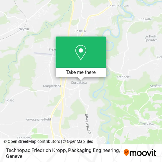 Technopac Friedrich Kropp, Packaging Engineering map