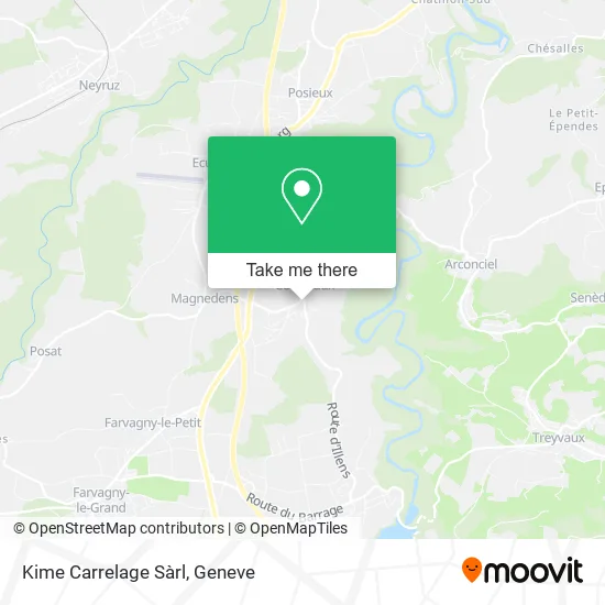 Kime Carrelage Sàrl map