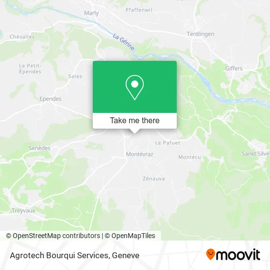 Agrotech Bourqui Services map
