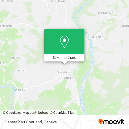 Generalbau Oberland map
