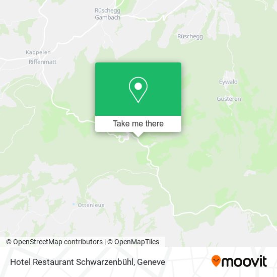 Hotel Restaurant Schwarzenbühl map