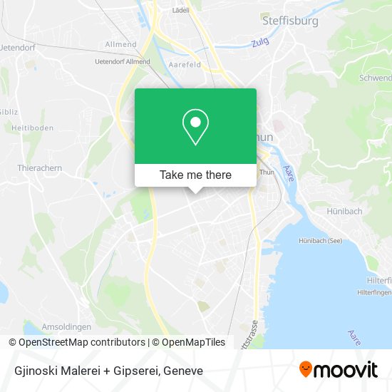 Gjinoski Malerei + Gipserei map