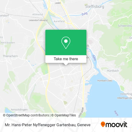 Mr. Hans-Peter Nyffenegger Gartenbau map