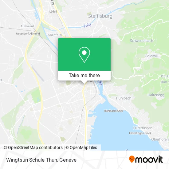 Wingtsun Schule Thun map