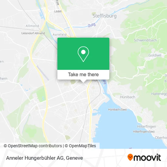 Anneler Hungerbühler AG map