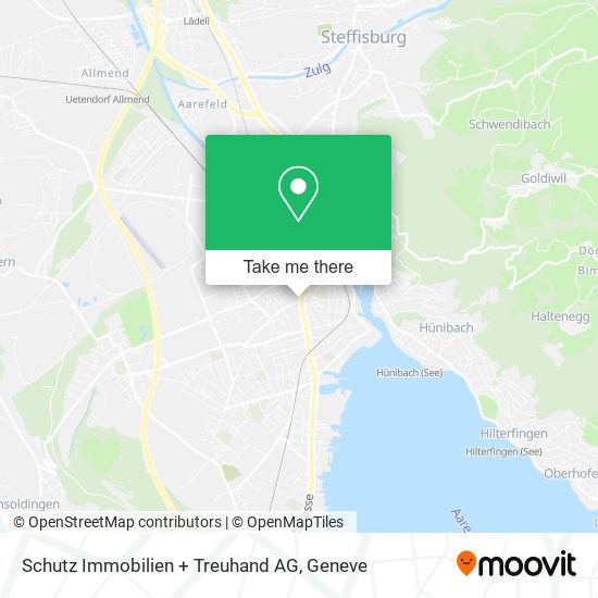 Schutz Immobilien + Treuhand AG map