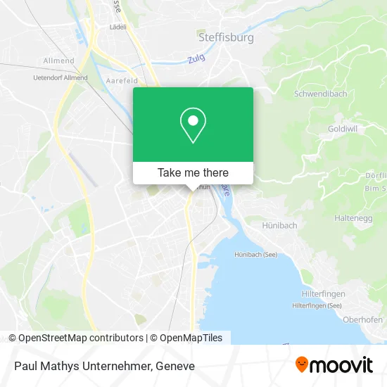 Paul Mathys Unternehmer map