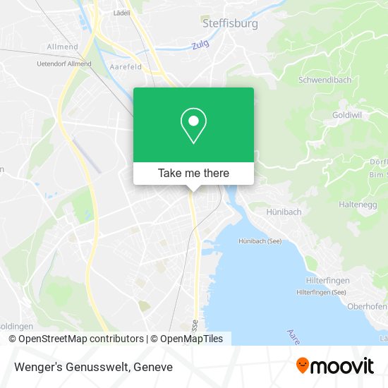 Wenger's Genusswelt map