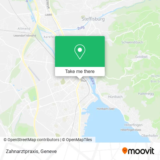Zahnarztpraxis map