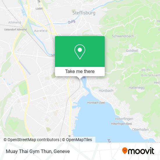 Muay Thai Gym Thun map