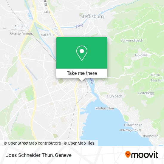 Joss Schneider Thun map