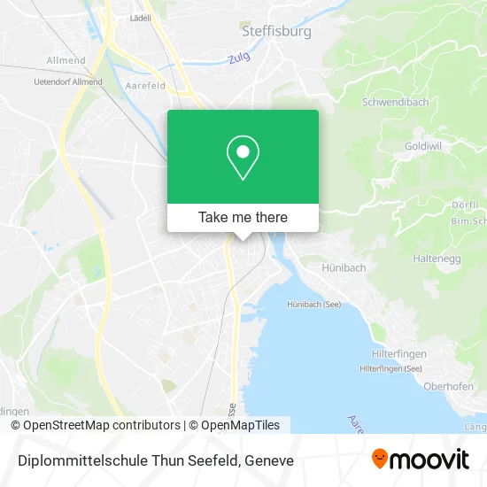 Diplommittelschule Thun Seefeld map