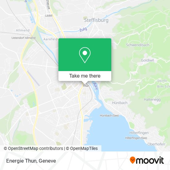 Energie Thun map