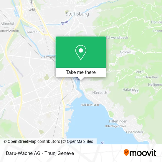 Daru-Wache AG - Thun map