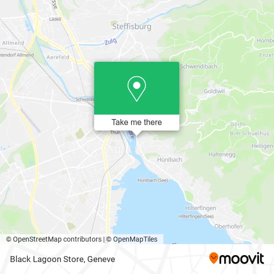 Black Lagoon Store map