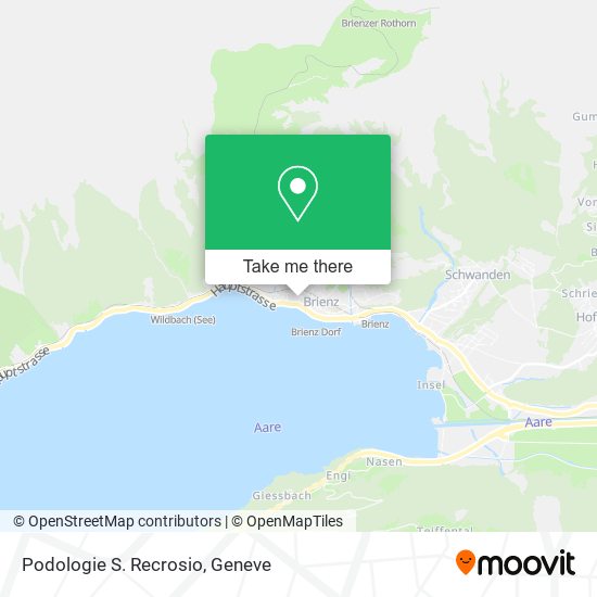 Podologie S. Recrosio map