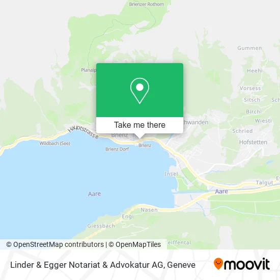 Linder & Egger Notariat & Advokatur AG map