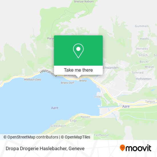 Dropa Drogerie Haslebacher map