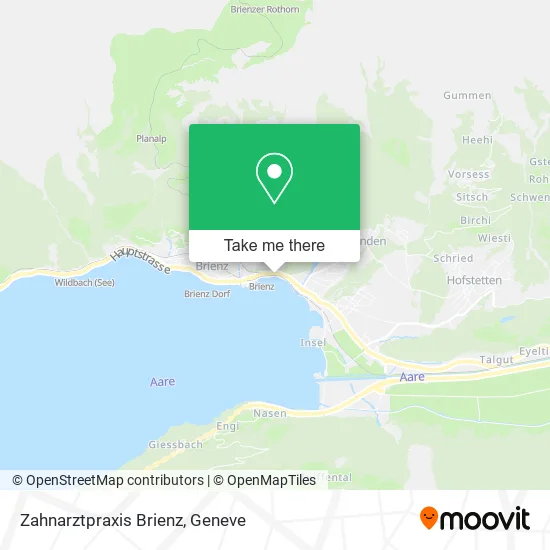 Zahnarztpraxis Brienz map