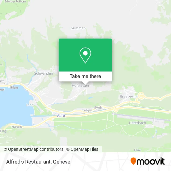 Alfred's Restaurant map