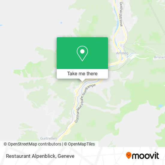 Restaurant Alpenblick map