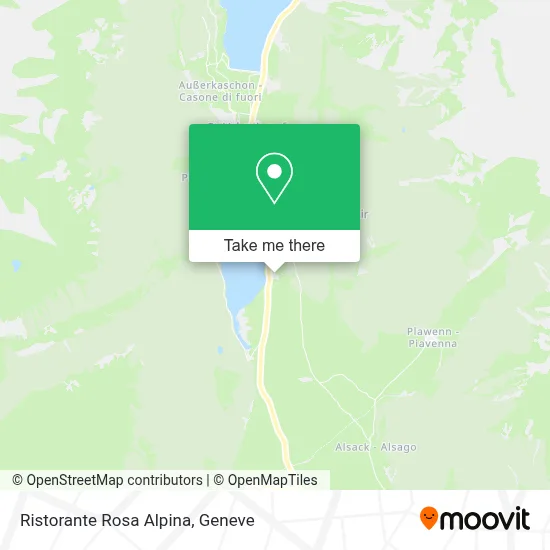 Ristorante Rosa Alpina map