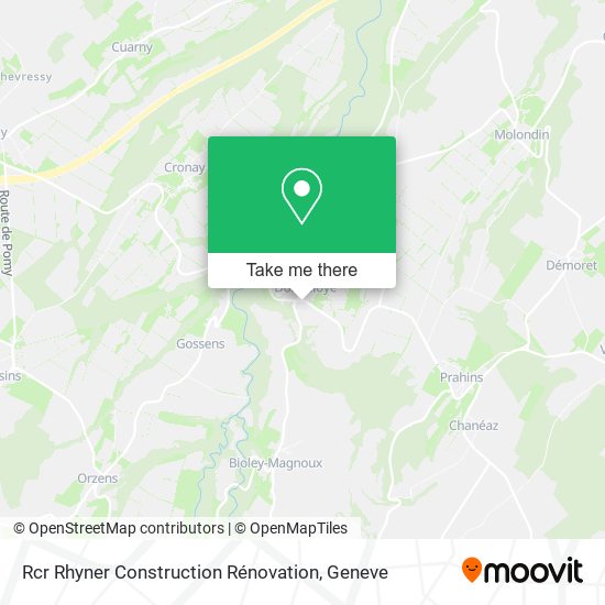 Rcr Rhyner Construction Rénovation map