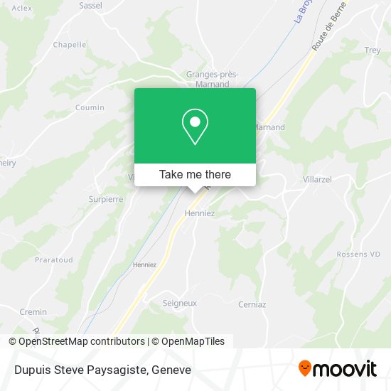Dupuis Steve Paysagiste map