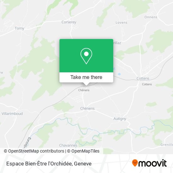 Espace Bien-Être l'Orchidée map