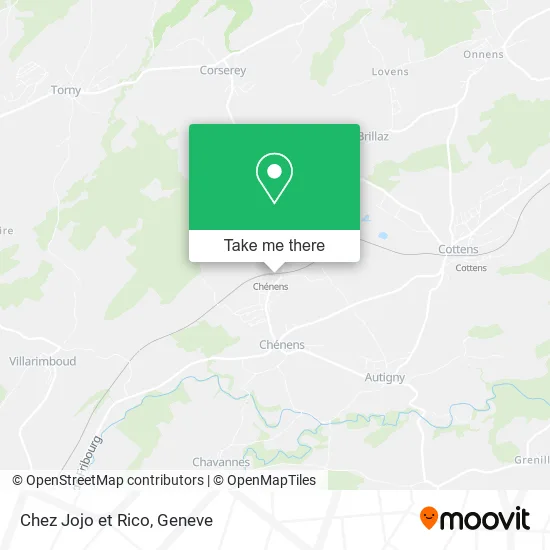 Chez Jojo et Rico map