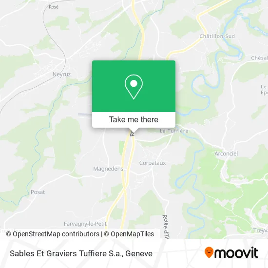 Sables Et Graviers Tuffiere S.a. map