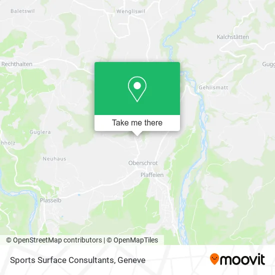 Sports Surface Consultants map