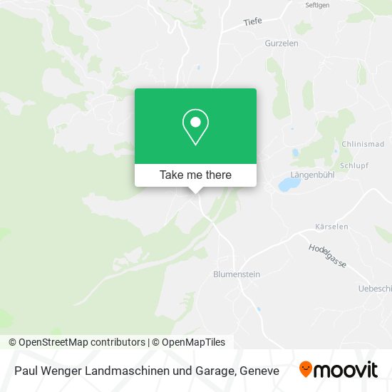 Paul Wenger Landmaschinen und Garage map