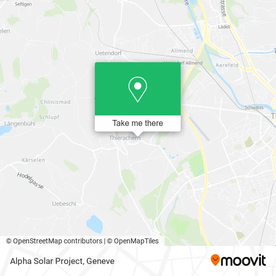 Alpha Solar Project map
