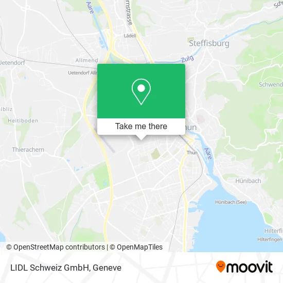 LIDL Schweiz GmbH map