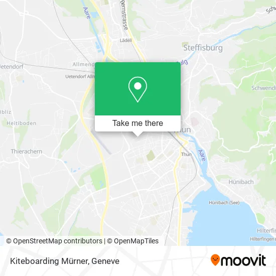 Kiteboarding Mürner map