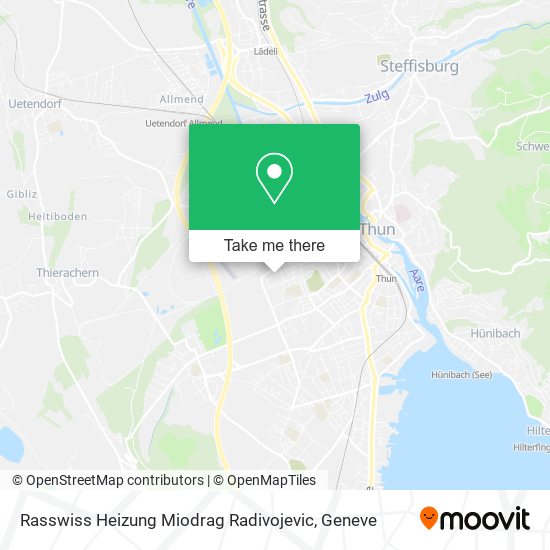 Rasswiss Heizung Miodrag Radivojevic map