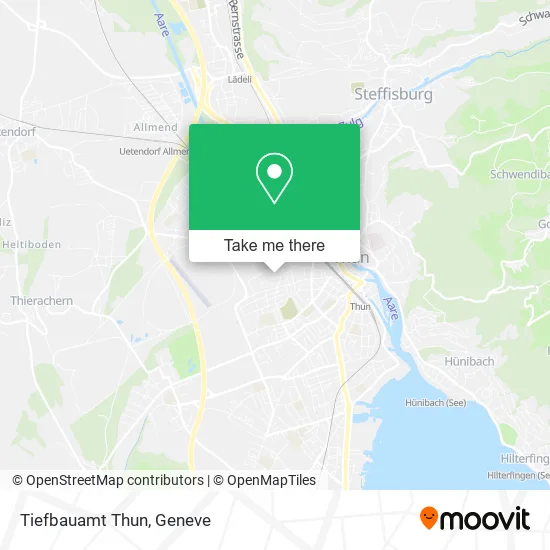 Tiefbauamt Thun plan