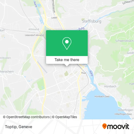 Toptip map