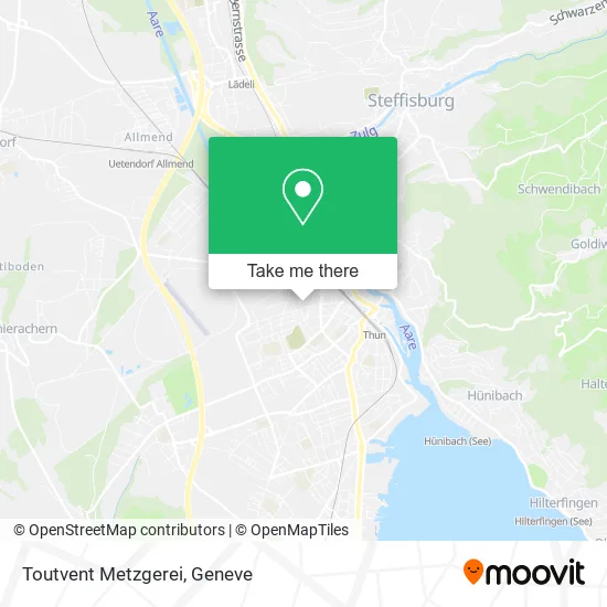 Toutvent Metzgerei map