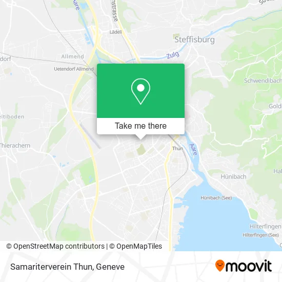 Samariterverein Thun map