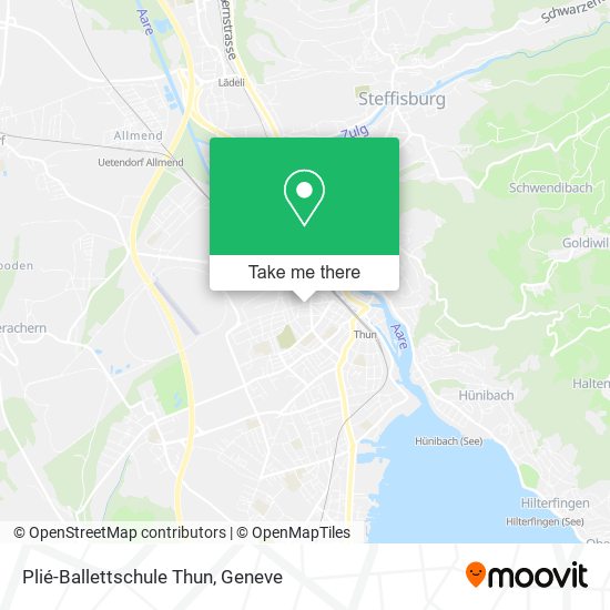 Plié-Ballettschule Thun map