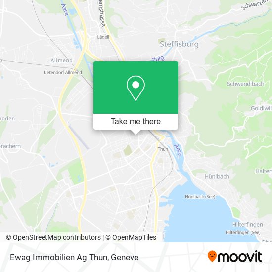 Ewag Immobilien Ag Thun map