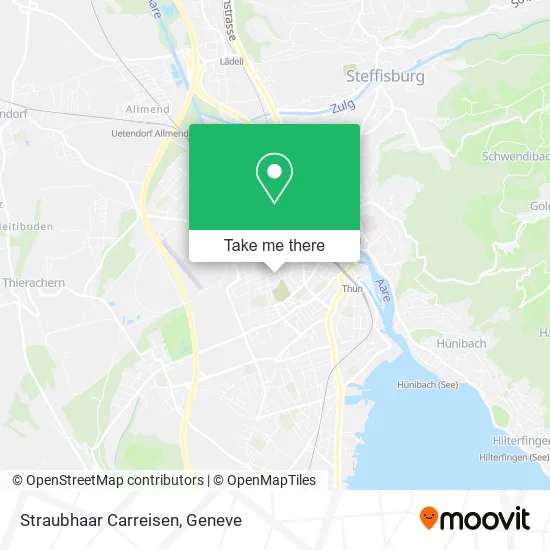 Straubhaar Carreisen map