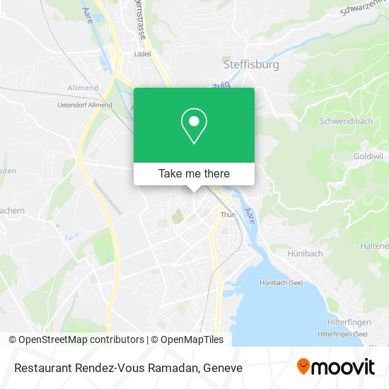 Restaurant Rendez-Vous Ramadan map