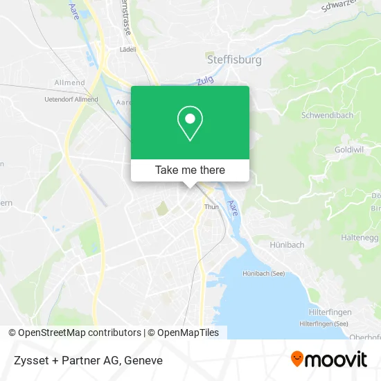 Zysset + Partner AG map
