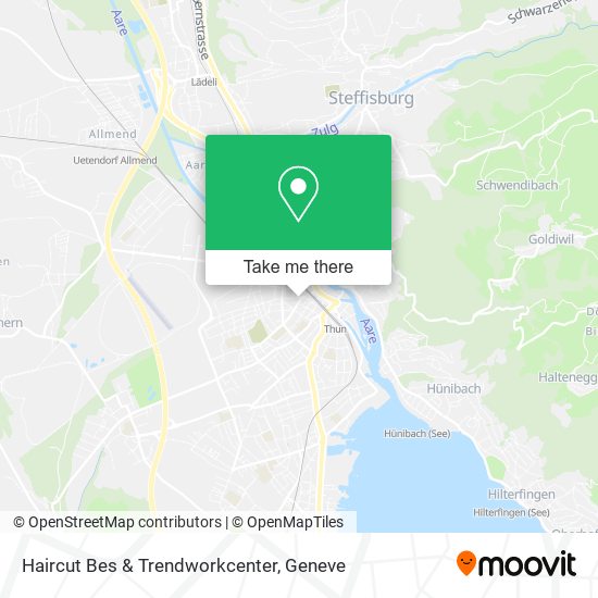 Haircut Bes & Trendworkcenter map